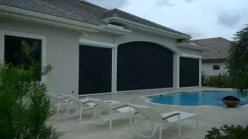 SolarMax screen system providing shade and visibility